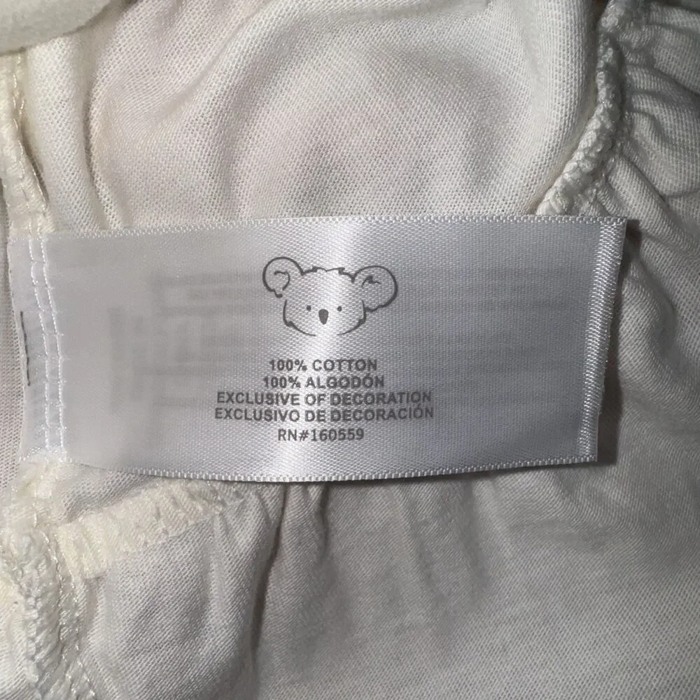 Koala Baby 3 Piece 18 Month Quilted Set Mauve Bunny Pink Pant Blouse Sweatshirt